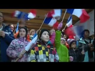 Coline Mattel médaillée: Célébration aux Contamines-Montjoie