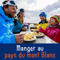 Manger au pays du mont Blanc